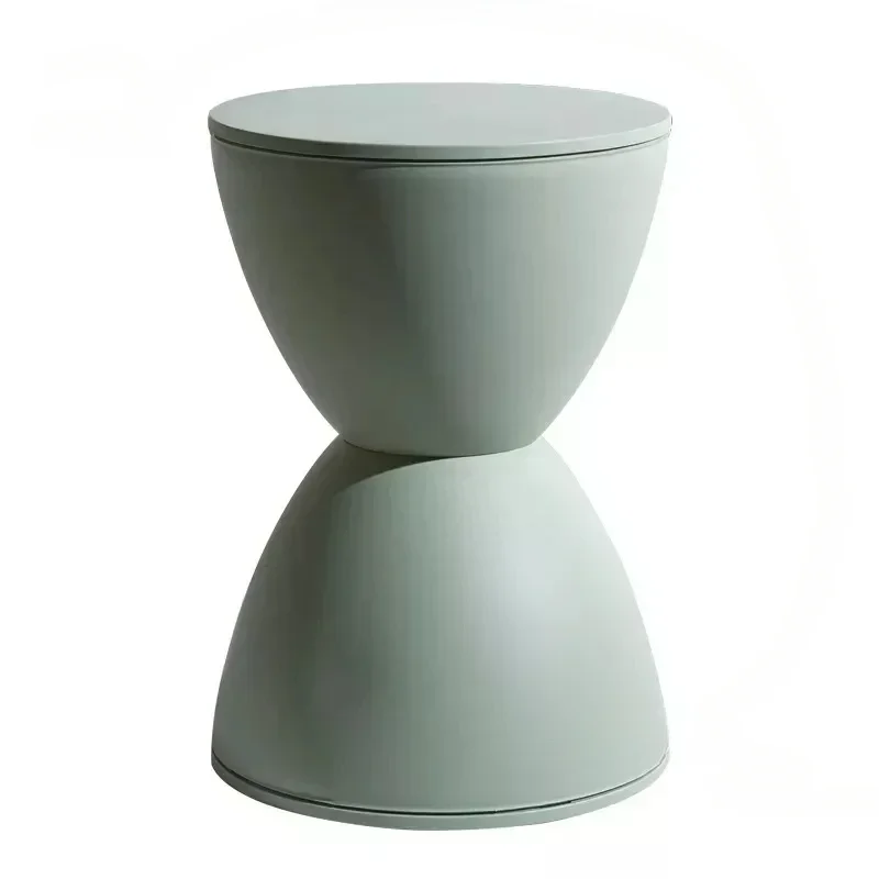 

Creative Small Apartment Bedroom Plastic Stool Simple Living Room Shoe Changing Stool Fashion Household Furniture Round