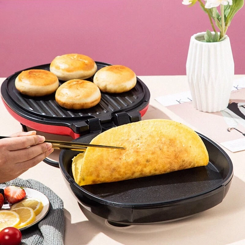 ZYY household pancake steak multi-functional suspended electric cake pan double-sided heating electric frying pan