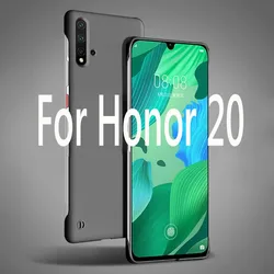 Frameless Slim Matte Hard PC Back Cover Case For Huawei Honor 20 Pro Honor20 Pro Nova 5T Nova5T ShockProof Fundas Coque