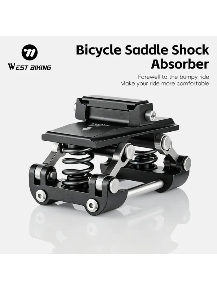 AliExpress West Biking WEST BIKING Air Seat Bicycle Saddle Suspension Device Folding Bike Road MTB Light Shocks Spring Shock Absorber Comfort Cycling