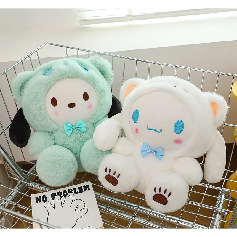 Sanrio Cinnamoroll Pochacco Pluche Pop Speelgoed Schattig Kawaii Zacht Knuffel Gevuld Pop Meisje Verjaardagscadeau Kussen Mooie Anime Pluche