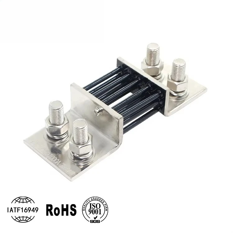 CG FL-29 1000A تحويلة دقيقة محمولة CL0.2 المقاوم الحالي تحويلة حمض المنغنيز