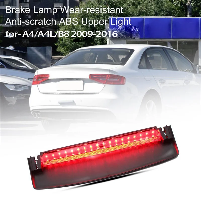 Trzecie światło stopu samochodu 3RD 8K 5945097   Dla Audi A4 4 Quattro S4 B8 2009-2015 tylna lampa LED kierunkowskazu hamulca wysokiego trzeciego