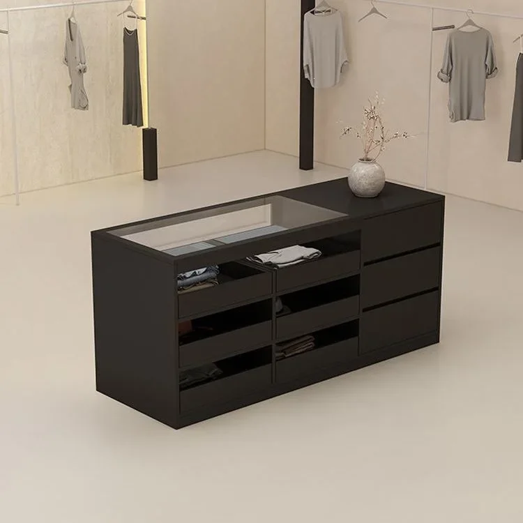 Clothing store Nakajima cabinet, flowing water table, display cabinet, cashier, Chinese antique counter ornament, jewelr
