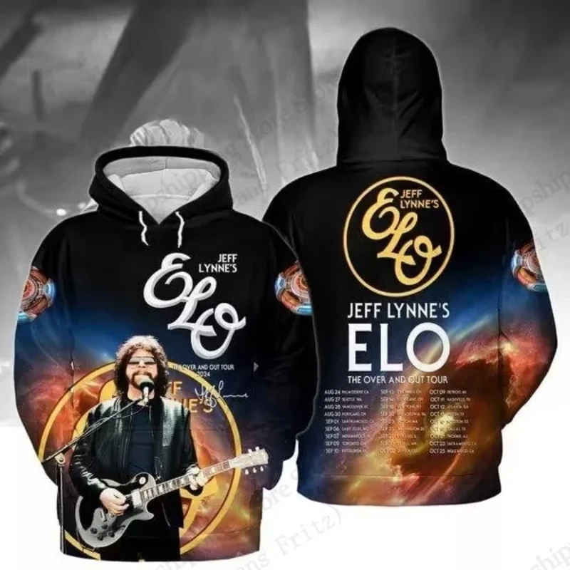 

Новая толстовка с 3D-принтом группы Electric Light Orchestra (ELO) для мужчин и женщин, модная толстовка в стиле хип-хоп, осенне-зимняя одежда для мужчин