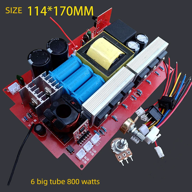 6 Large Tube 800 Watt Inverter Head Circuit Board High Power DIY Parts 12V Booster All-in-one Motherboard