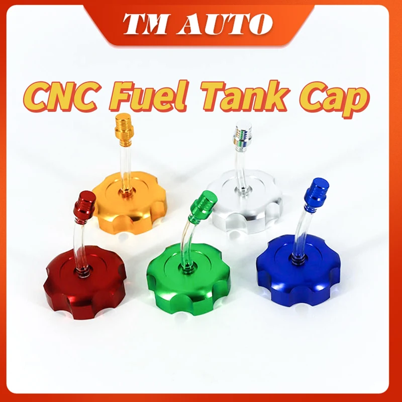 

6 Colors CNC ALUMINUM Performance Racing CNC Billet Aluminum Gas Fuel Tank Cap For Dirt Pit Bike ATV SSR