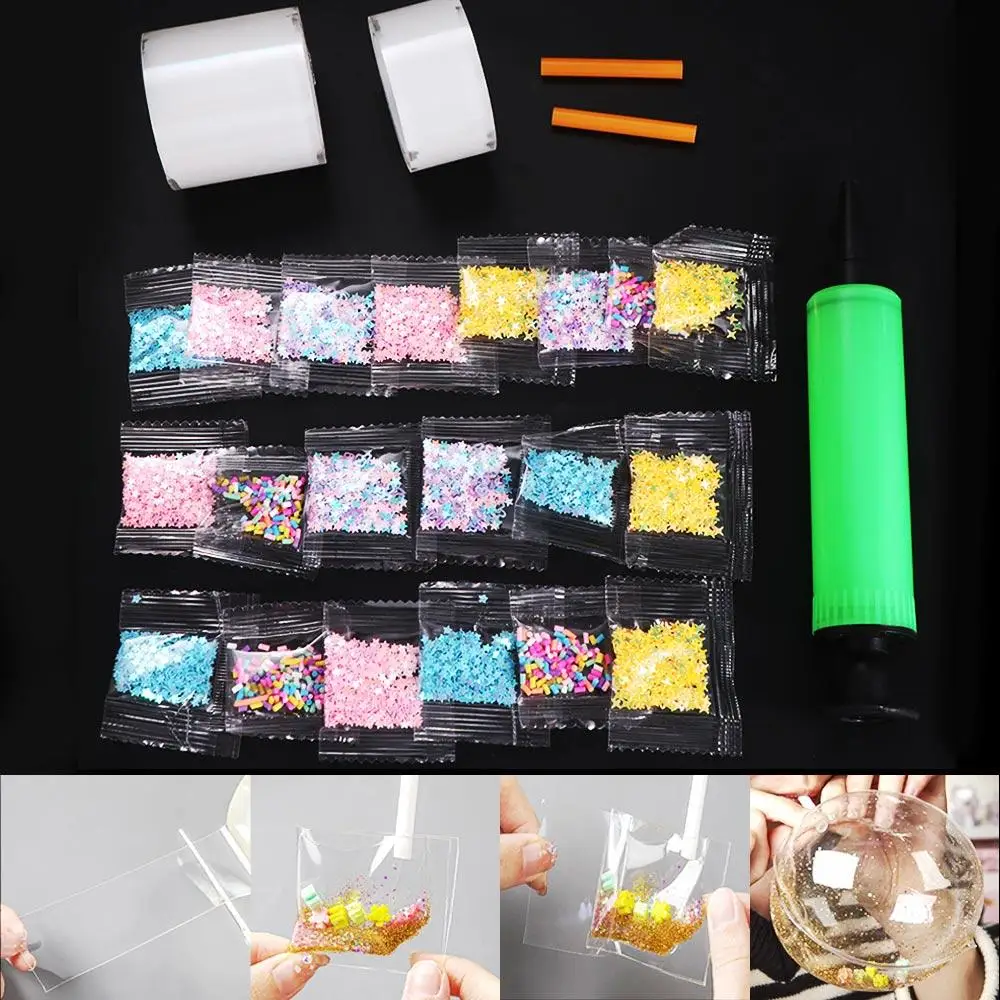 

Double Sided Tape Nanos Tape Bubble Maker Kits Transparent Nano Tape DIY Balloon Blowing Tape High Sticky Waterproof