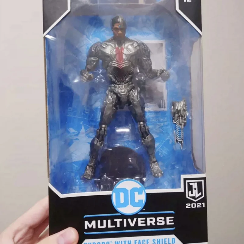 New Mcfarlane Justice League Darkseid Steppenwolf Black Superman Anime Action Figures Toys Doll For Boys Birhday Christmas Gift