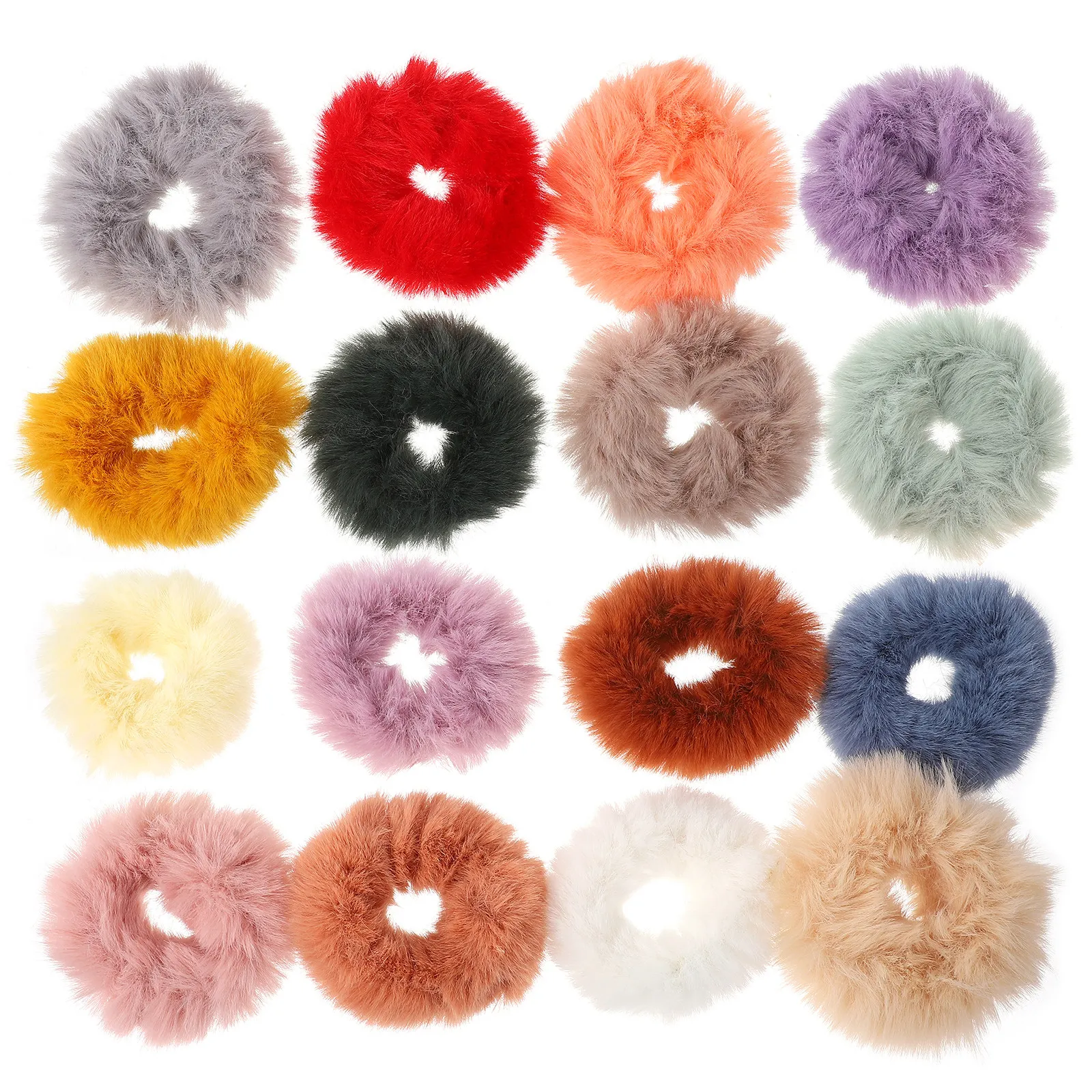 

Набор из 16 эластичных резинок для волос премиум-класса для женщин и девочек: удобные, растягивающиеся держатели для хвоста на каждый день, для вечеринок и свадеб