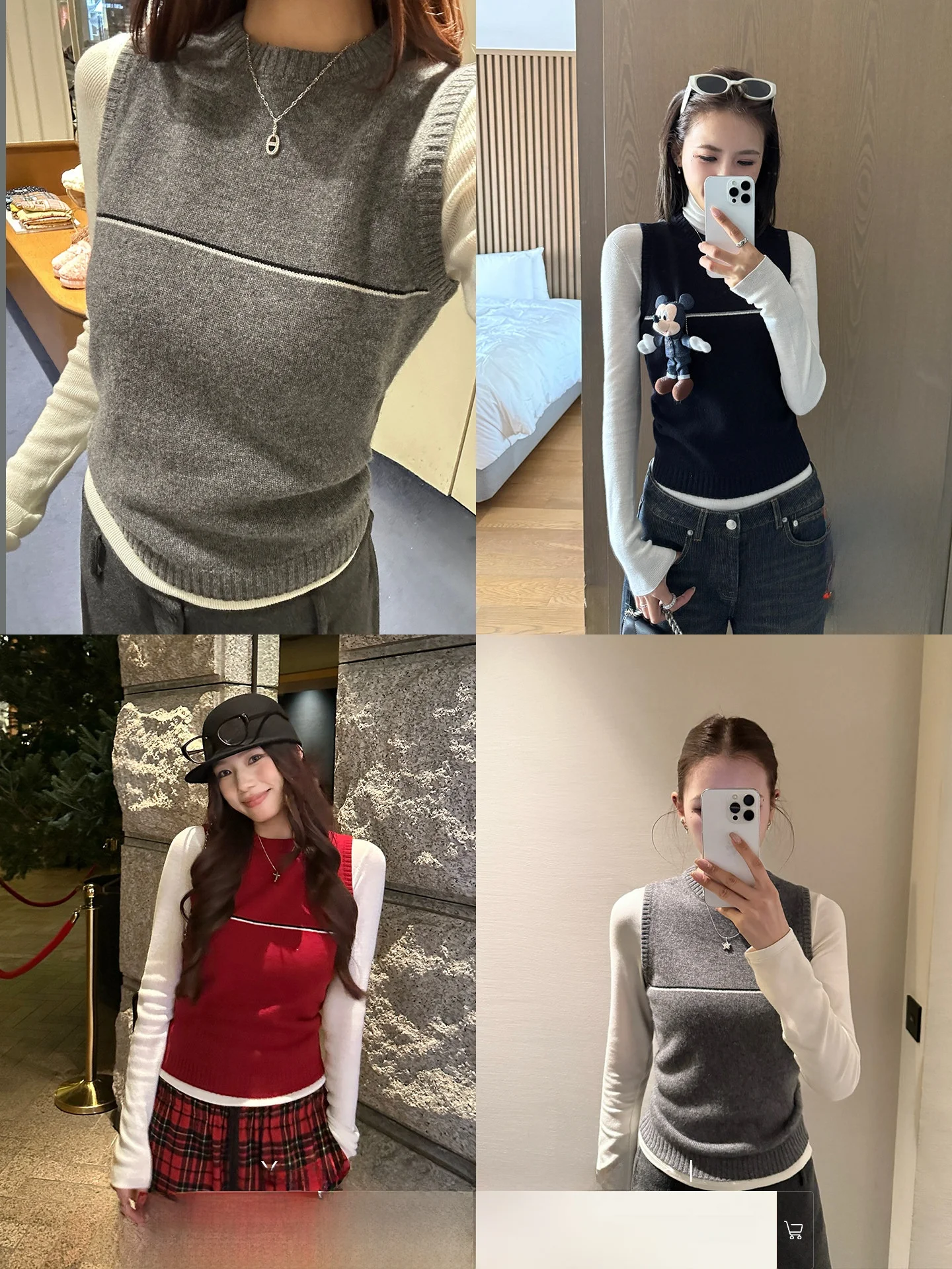 

Женский вязаный шерстяной свитер Xzichic с круглым вырезом, осенне-зимний, в стиле колор-блок, удобный, прямого кроя, пуловер