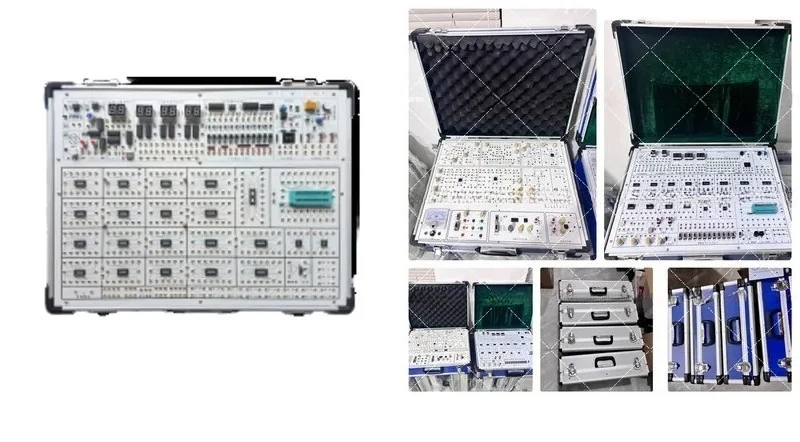 Portable Metal Electronics Circuit Principle Experiment Box Educational Trainer Electronic Training Kits Teaching Equipment