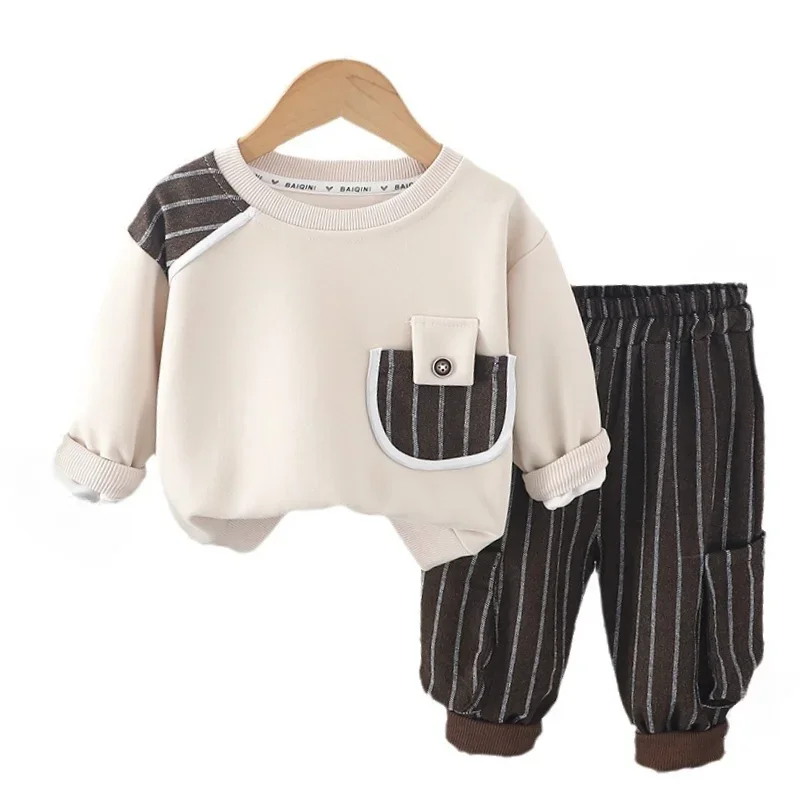 

New Autumn Baby Clothes Set Children Boys Casual T-Shirt Pants 2Pcs/Set Toddler Clothing Infant Sports Costume Kids Tracksuits