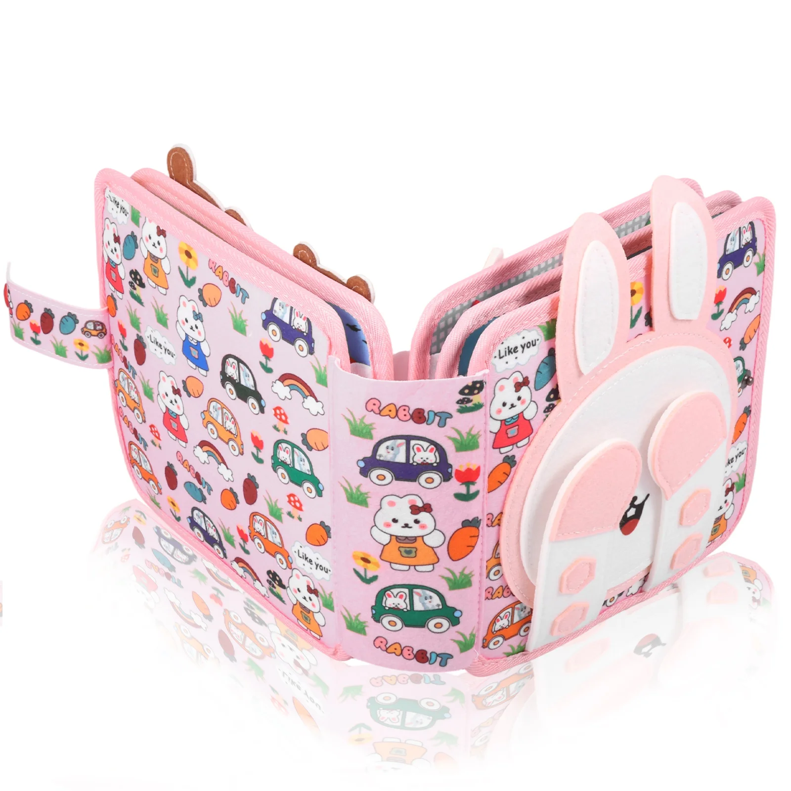 หนังสือของเล่นมอนเตสซอรี่สำหรับเด็ก ฝึกการเรียนรู้สี รูปทรง สัตว์ ของเล่นเสริมพัฒนาการเด็กเล็ก หนังสือเงียบ ยีราฟ ของเล่นฝึกกล้ามเนื้อมัดเล็ก