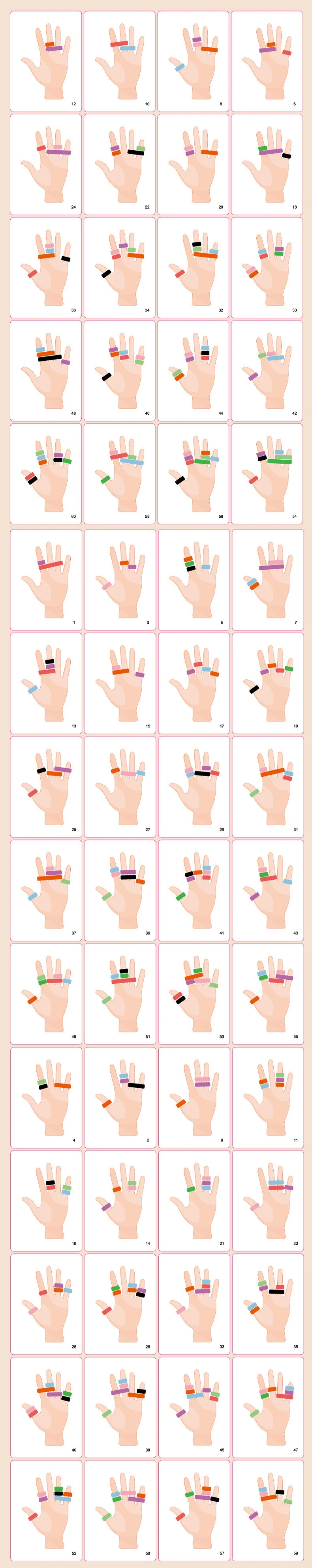 Early Educational Thinking Training Toy for Kids, Fingers Ring Game with Elastic Bands and Bell, Parent-child Interactive Games