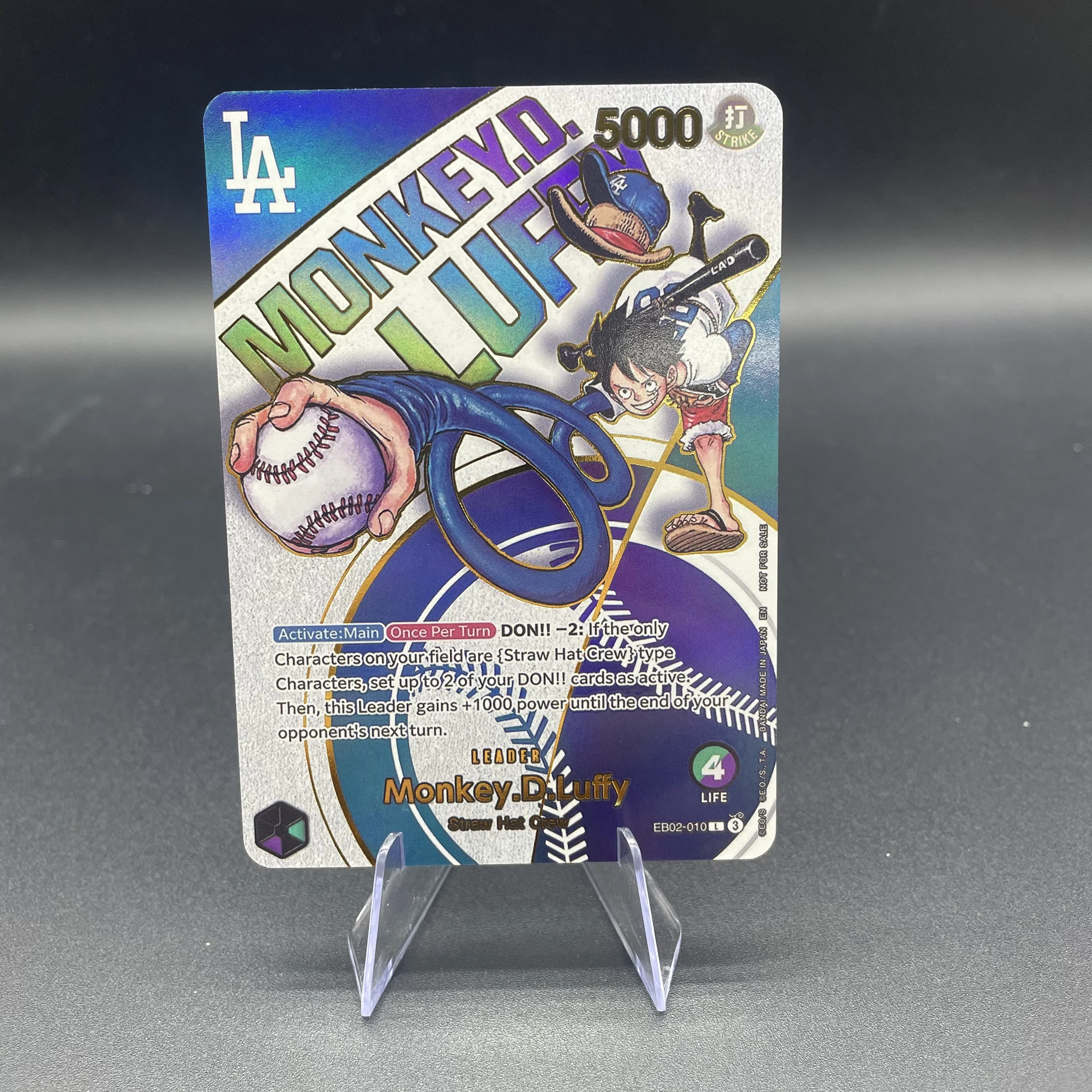 لتقوم بها بنفسك أنيمي Opcg الإنجليزية البيسبول لوفي التذهيب بطاقة فلاش بوني لو هانكوك الذاتي الكلاسيكية أنيمي جمع بطاقات دمى هدايا