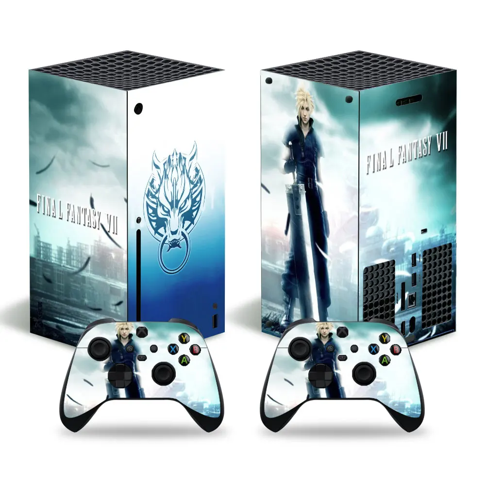 Final fantasy for XBox Series X Game Console Protection Console Sticker Protective Skin Cover for Xbox Series X Sticker