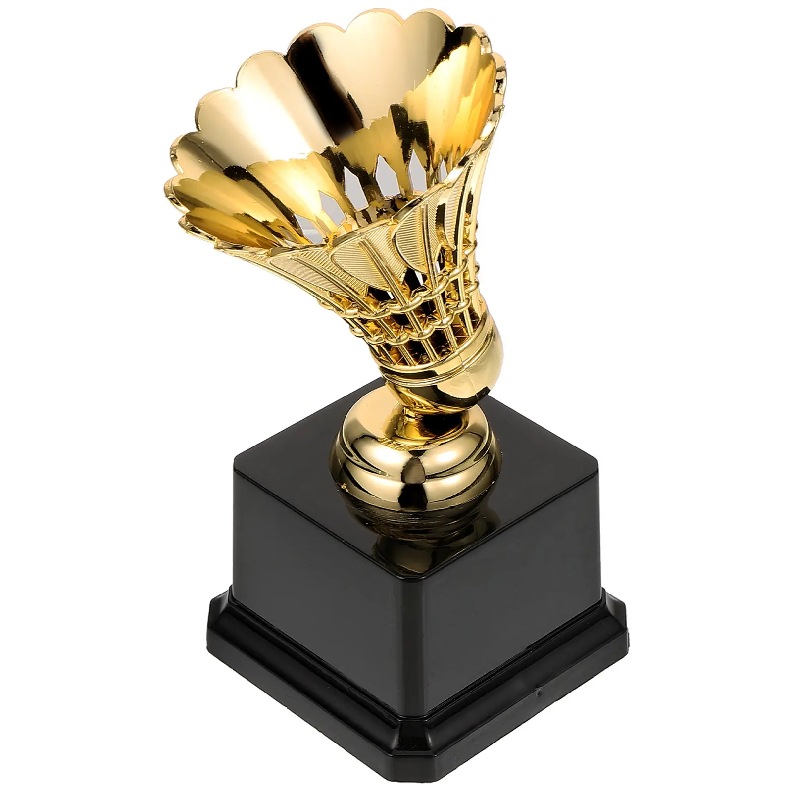 

Gold Badminton Trophy Creative Decorative Award Trophy for Competition Children Sports Champion Reward Encouragement