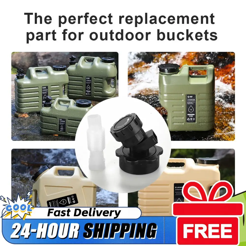 1/2PCS Outdoor Water Bucket Faucet Universal Replacement Spigot Portable Car Water Tank Accessories Extension Hose Leak-Proof