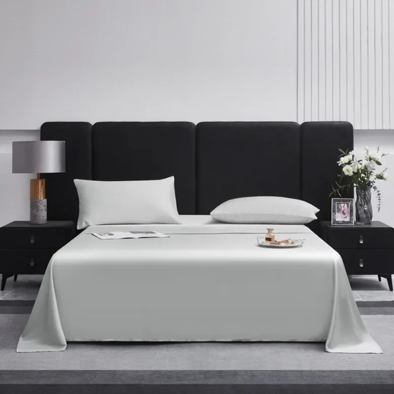 

2025 New 80S Tencel Lyocell Sheet Sheet Sheet Solid Color Tencel Fabric Smooth, Comfortable and Machine Washable