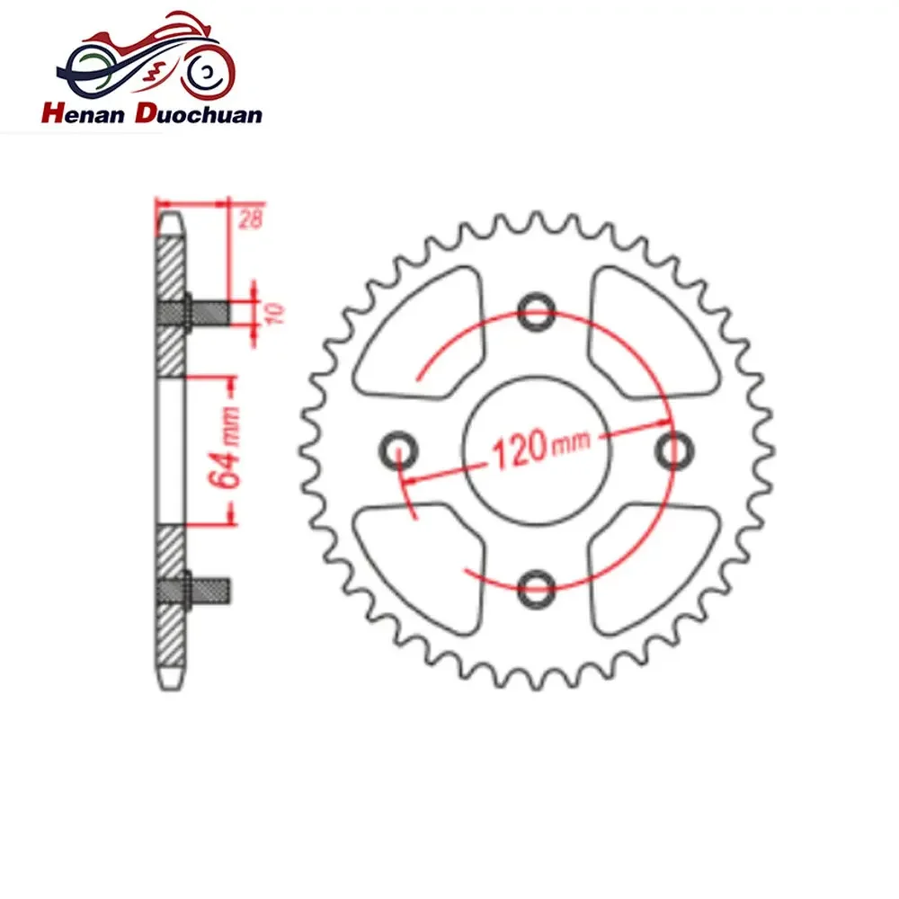 520 13T 41T Motorcycle Front Rear Sprocket Gear Staring Wheel For Honda AX-1 250 AX 1 1988-1994 520-41T 520-13T