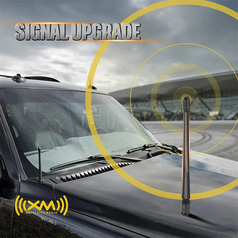 Car Radio FM AM Signal Aerial For Wrangler JK TJ For Ford F150 Jeep Wrangler 13 inches Rubber Antenna Optimized FM/AM Reception