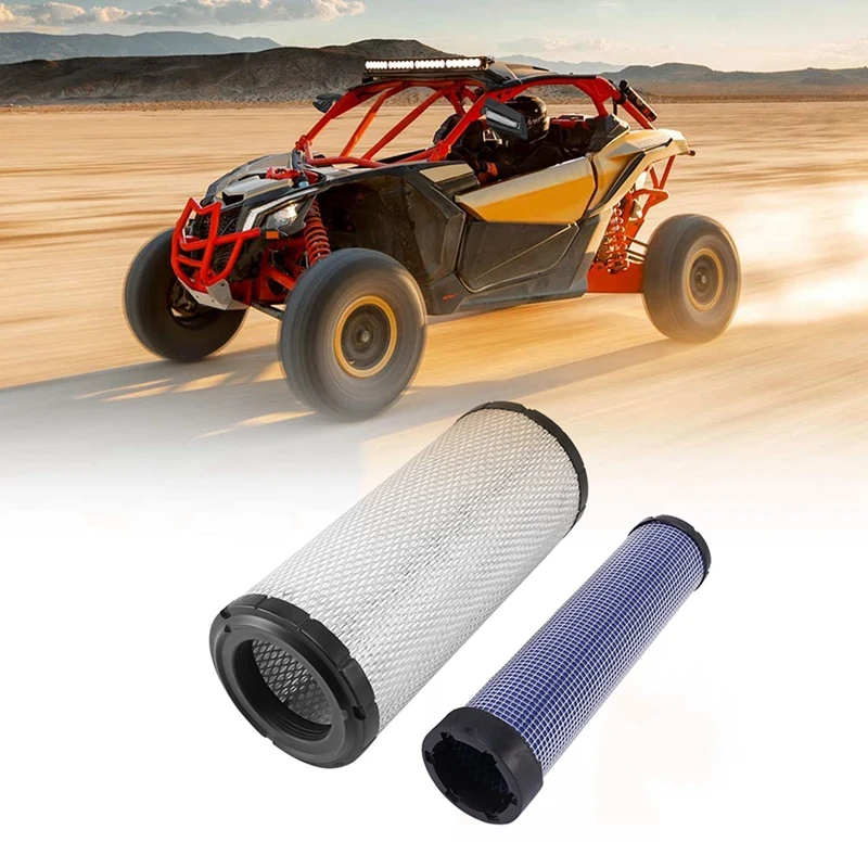 Filtro de aire de 2 piezas, accesorio para Can Am Maverick X3 XDS XRS 4X4 UTV ATV, 715900422