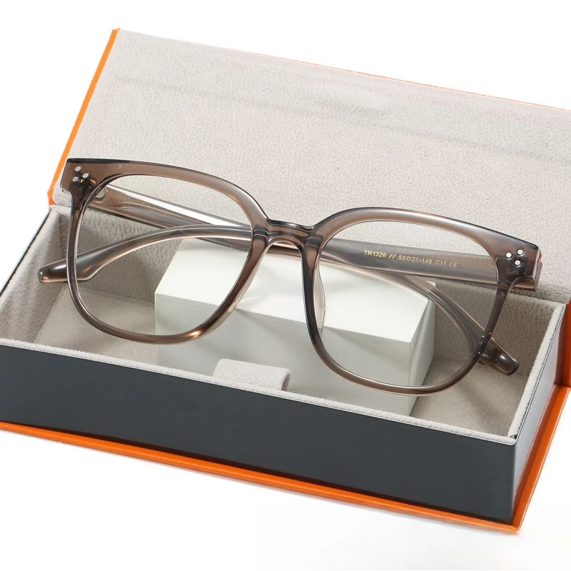 

​​2025 New Korean Style Oversized Square Frame, TR90 Ultra Light Thick Rim Slimming Unisex Acetate Glasses​​