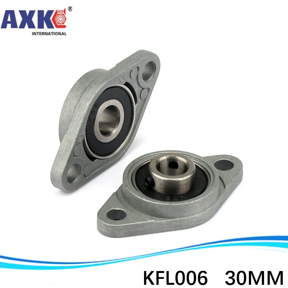 

30 mm caliber zinc-aluminum alloy bearing KFL006 flange bearing with pillow block wholesale free shipping