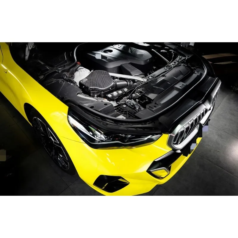 23 Высокопроизводительная система впуска холодного воздуха для BMW B48 G60 G68 5 серии 525 530 2.0T Комплект системы впуска холодного воздуха из углеродного волокна