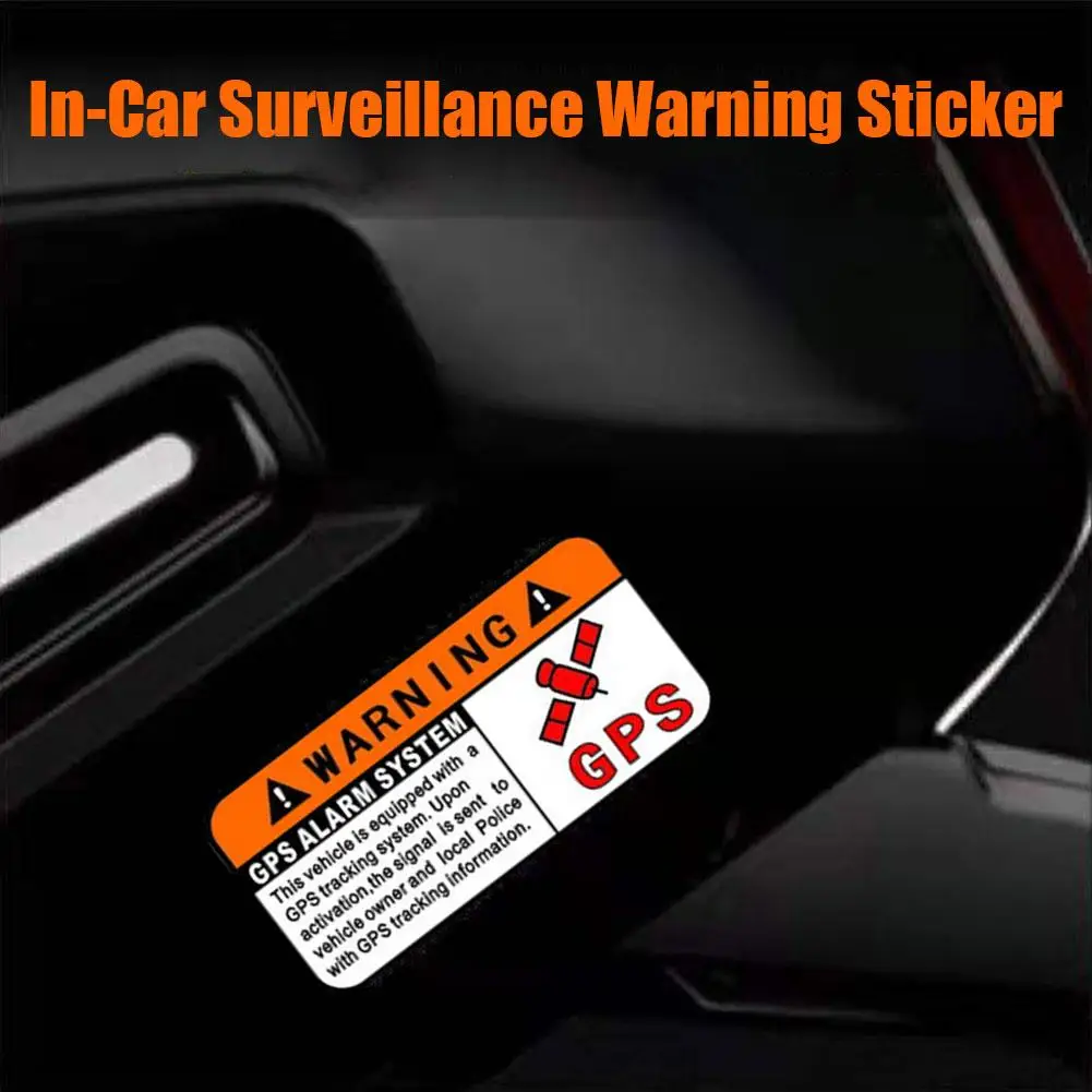 GPS Tracking Alarm Sticker MTB Road Bike Scooter Motorcycle Anti-Theft Decal Warning Reflective Paster For Bicycle Accessories