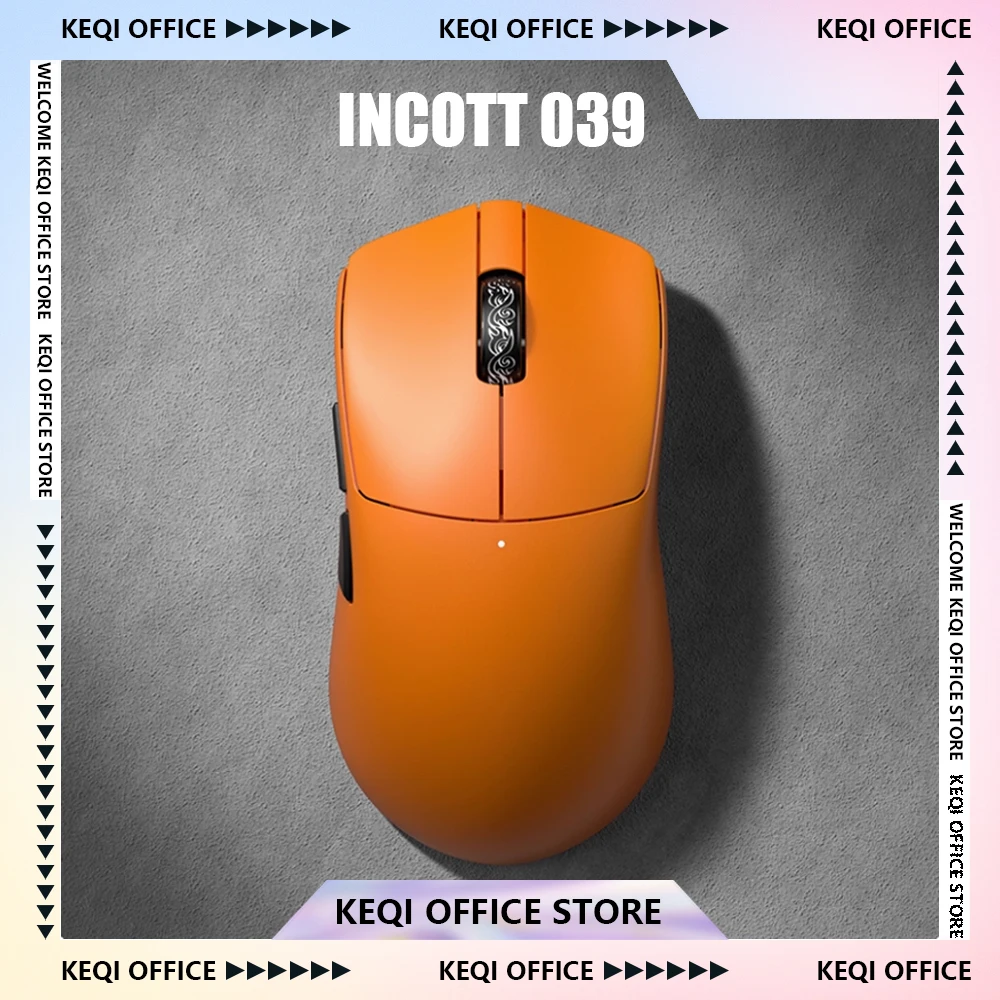 

Беспроводная мышь Incott 039/039Pro, трехмодовая, длительный срок службы батареи, веб-драйвер, эргономичная, легкая, пользовательские офисные игровые мыши, подарки для ПК