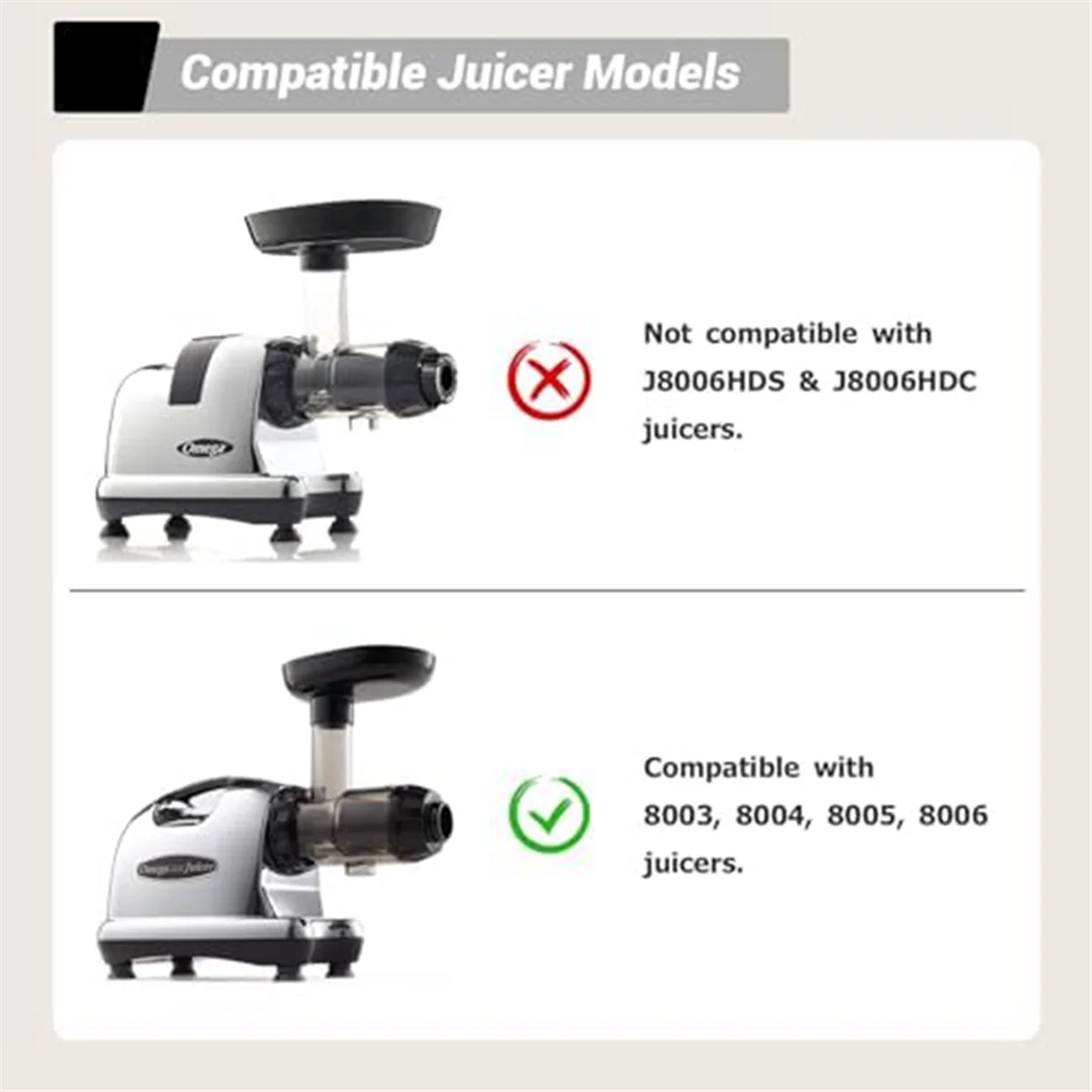 Super Deals 8006 Vertical Masticating Juicer for Omegae 8006, 8005, 8004, 8003 Juicing Screen Juice Screen Drum