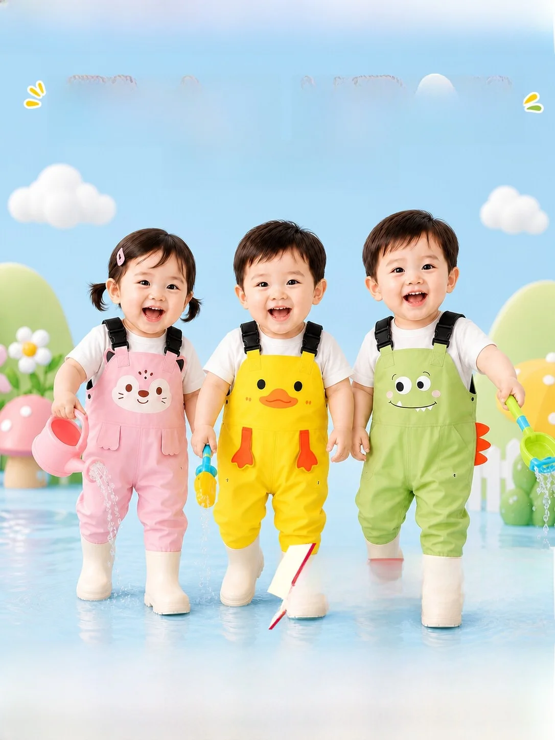 フィッシングソース-子供用ウェットスーツ-オーバーオールダウンスーツ-ベビー用ウォーターシューズ-レインブーツ-魚介類収集用具