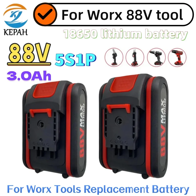 

Аккумуляторная батарея для Worx, литий-ионная аккумуляторная батарея для аккумуляторной ударной дрели, электрическая пила, гаечный ключ, электроинструменты P108