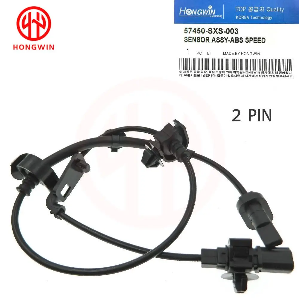 Genuine NO: 57450-SXS-003 ABS sensor for CRV wheel speed sensor For CR-V FRONT RIGHT PASSENGER 57450SXS003 , 57450 SXS 003