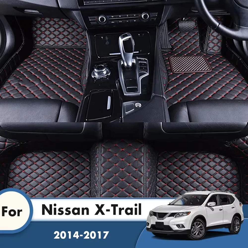 

Ковры под заказ для Nissan X-Trail xtrail Rogue T32 2017 2016 2015 2014, Кожаный Автомобильный напольный коврик, автомобильные аксессуары, интерьер