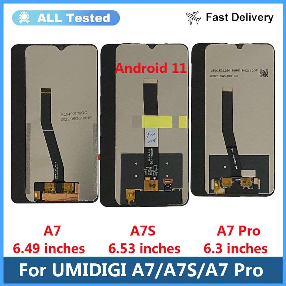 

100% Original Tested For UMIDIGI A7 PRO A7 LCD Display Touch Screen Glass Panel Assembly For UMIDIGI A7S LCD Display