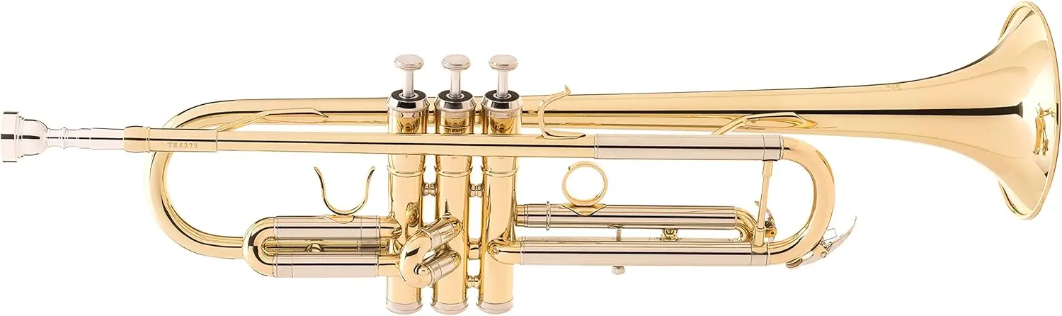 Student Bb Trumpet - Brass Lacquered for Easy Play and Durable Practice