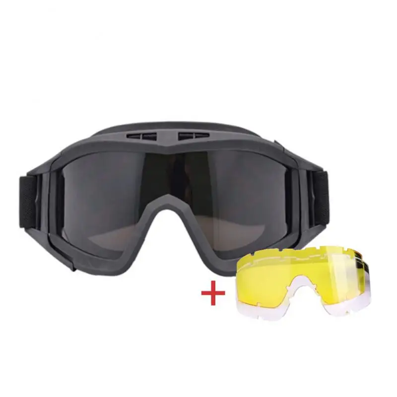 Gogle narciarskie Wiatroszczelne kolarstwo Gogle motocyklowe Zimowe przeciwmgielne Snowboard Okulary narciarskie Maska narciarska Gogle taktyczne Okulary przeciwsłoneczne