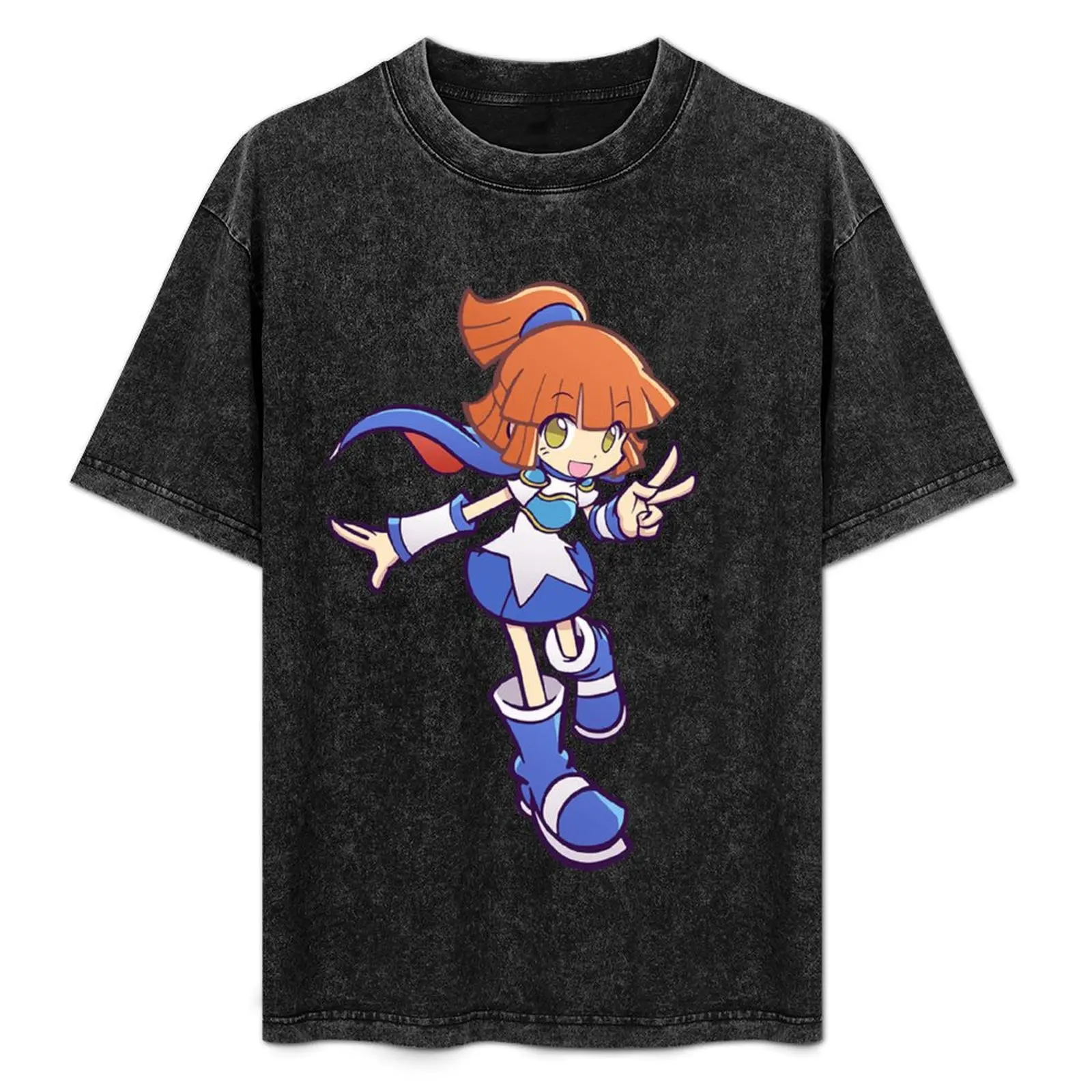 Camiseta Puyo Puyo king Ringo Sig Chibi, camiseta para fiesta navideña