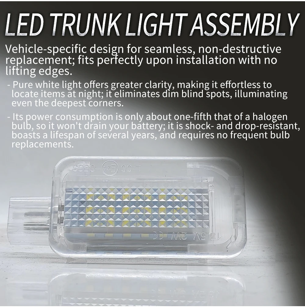 1 Stück Auto-LED-Kofferraumbeleuchtung, Heckklappenlampe 12V Weiß für Honda Civic 11. Generation 2022-2026 Civic Hybrid 2025 – Detail 4