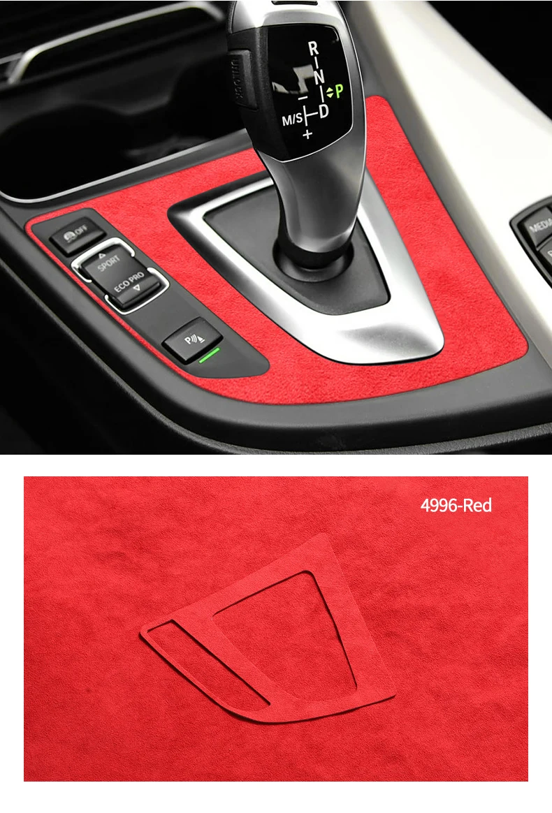 Für BMW F30 F34 F36 Getriebe Shift Control Panel Trim Rahmen Dekorative Aufkleber Aus Alcantara Auto Innen Tuning Zubehör – Detail 10