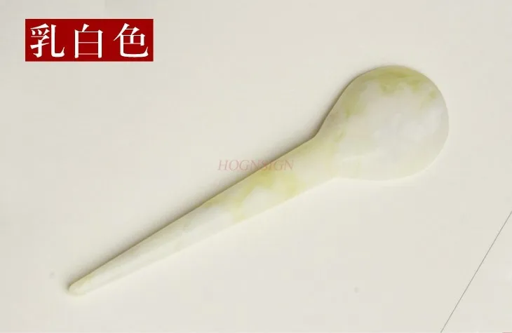 Naturalny jadeitowy kij do masażu jadeitowy kij do akupunktury jadeitowy długopis do akupunktury masażer do twarzy jadeitowe urządzenie kosmetyczne opieka zdrowotna