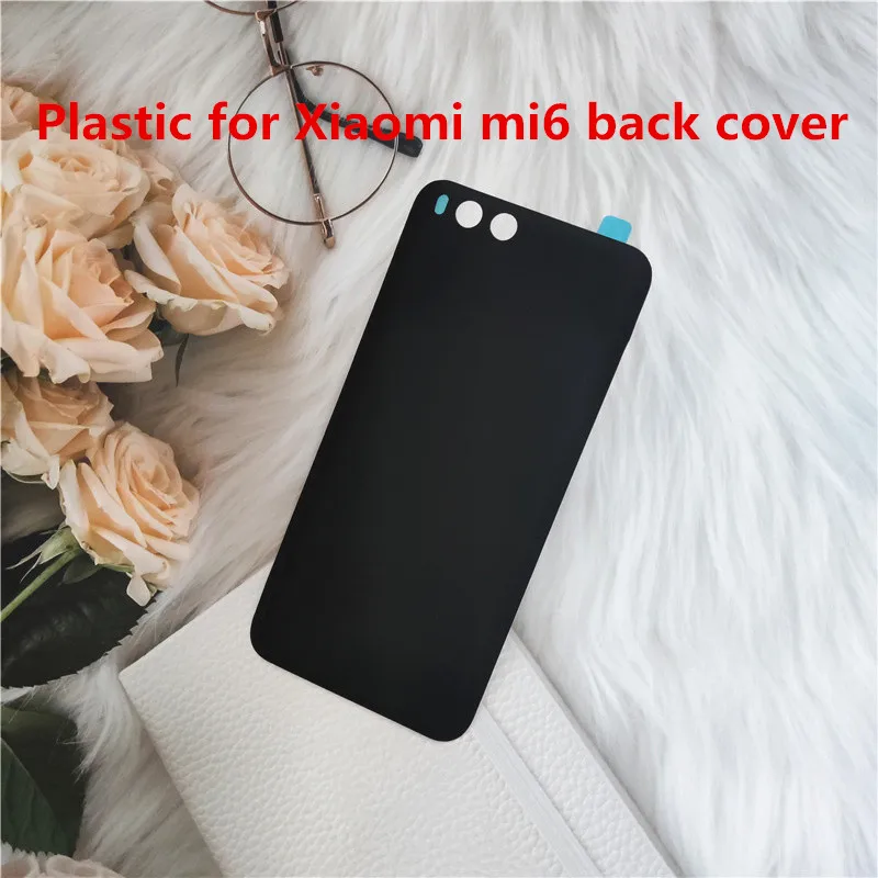 Plastica per Xiaomi Mi6 custodia per Cover posteriore della batteria sostituire per Xiaomi mi6 Cover 5.15 \'\'accessori per telefoni cellulari