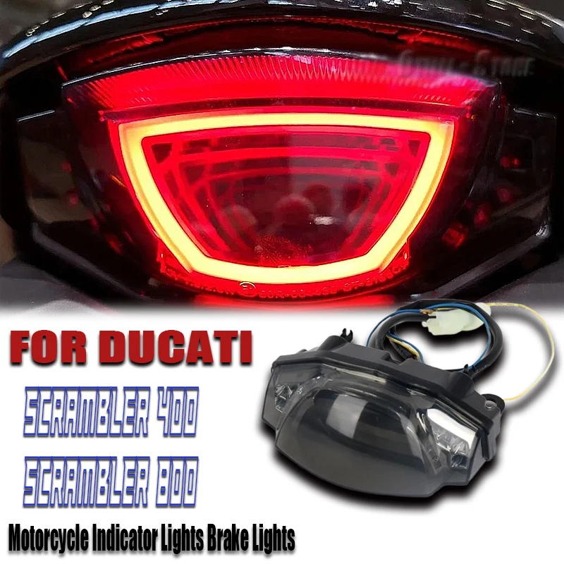 

Новый светодиодный указатель поворота, аксессуары для мотоциклов, индикаторная лампа, стоп-сигнал, новый для Ducati Scrambler 400 SCRAMBLER 800 1100