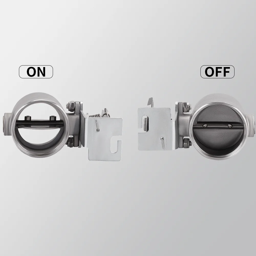 51mm stainless steel valve electronic switch button control motorcycle exhaust pipe system locomotive audio modification