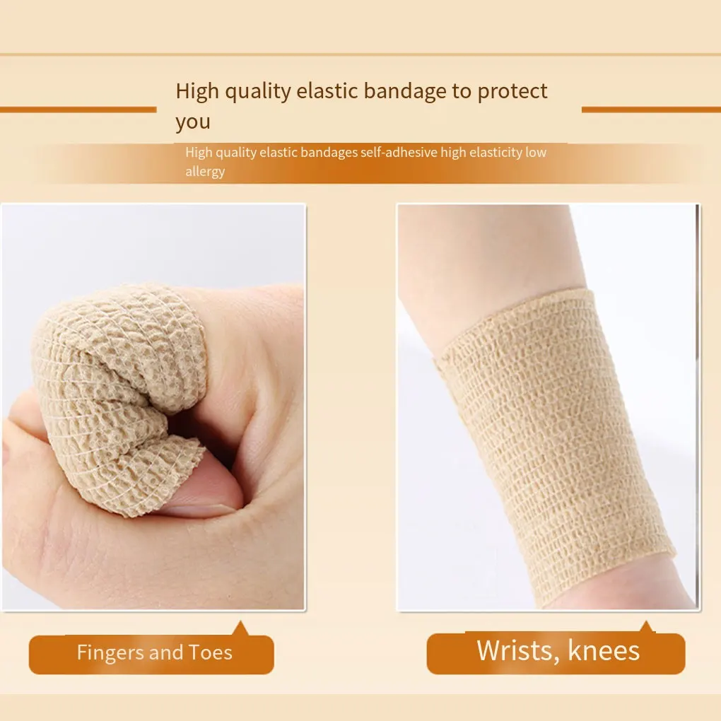 Self Cohesive Bandage Reliable Adhesion For Wound Care Breathable And Lightweight Elastic Bandages