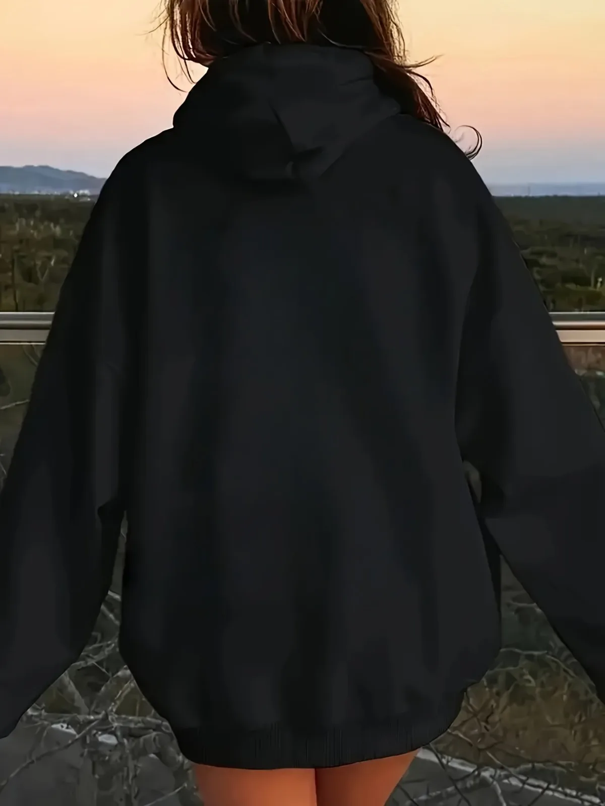 1 pezzo [stile per coppia] moda casual I LIKE HIS HER modello stampato coppia abbinata comoda felpa con cappuccio regalo di San Valentino allentata