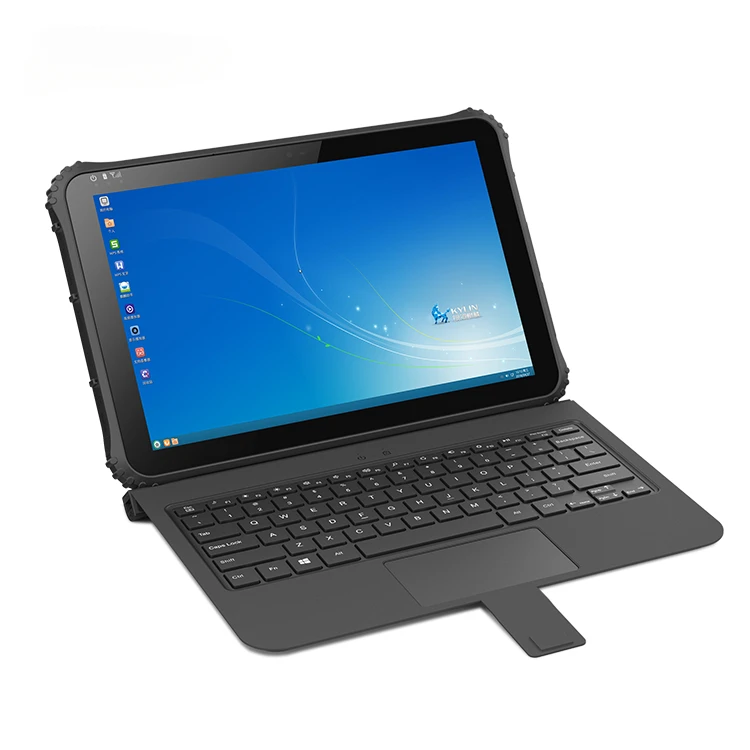 

12 inch WinPad 11 OS Rugged Tablet Industrial Mini Laptop Computer With Keyboard Built-in 4G LTE NFC 1D/2D RS232,RJ45